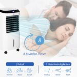 Mobilus 4-in-1 oro aušintuvas su 10 l vandens talpa