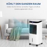Mobilus 4-in-1 oro aušintuvas su 10 l vandens talpa