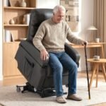 Mobilus elektrinis atlošiamasis krėslas su atsistojimo funkcija – Paveikslėlis 2