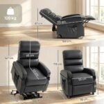 Mobilus elektrinis atlošiamasis krėslas su atsistojimo funkcija – Paveikslėlis 3