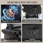 Mobilus elektrinis atlošiamasis krėslas su atsistojimo funkcija – Paveikslėlis 5