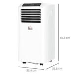 Mobilus buitinis oro kondicionierius 3 viename, 9000 BTU – Paveikslėlis 3