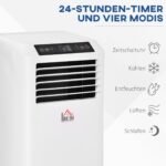 Mobilus buitinis oro kondicionierius 3 viename, 9000 BTU – Paveikslėlis 4