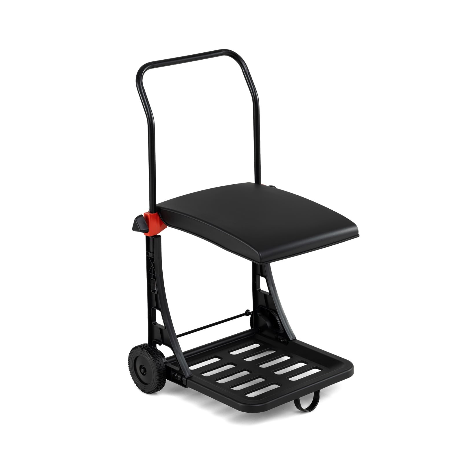 Mobilus šiukšlių maišų stovas su dangčiu ir reguliuojamu aukščiu (Juoda)