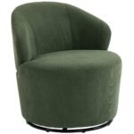 Modernus sukamasis fotelis su 360° pasukimu ir ergonomine atrama