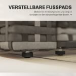 Modulinė dvivietė rotango sofa su ištraukiamais šoniniais staliukais – Paveikslėlis 8