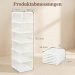 Modulinės sulankstomos batų dėžės su atverčiamomis durelėmis 2 vnt (Permatoma)