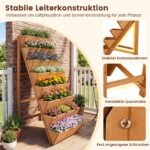 Moduliuojama 5–8 aukštų pakelta lysvė iš eglės medienos (Oranžinė) – Paveikslėlis 4