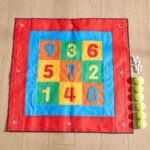 Mokomasis metimo taikinys su skaičiais ir lipukais – Paveikslėlis 3