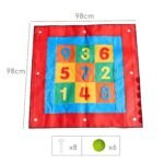 Mokomasis metimo taikinys su skaičiais ir lipukais – Paveikslėlis 4