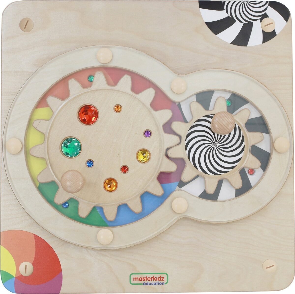 Montessori edukacinė rankų koordinacijos lavinimo lenta – Paveikslėlis 3