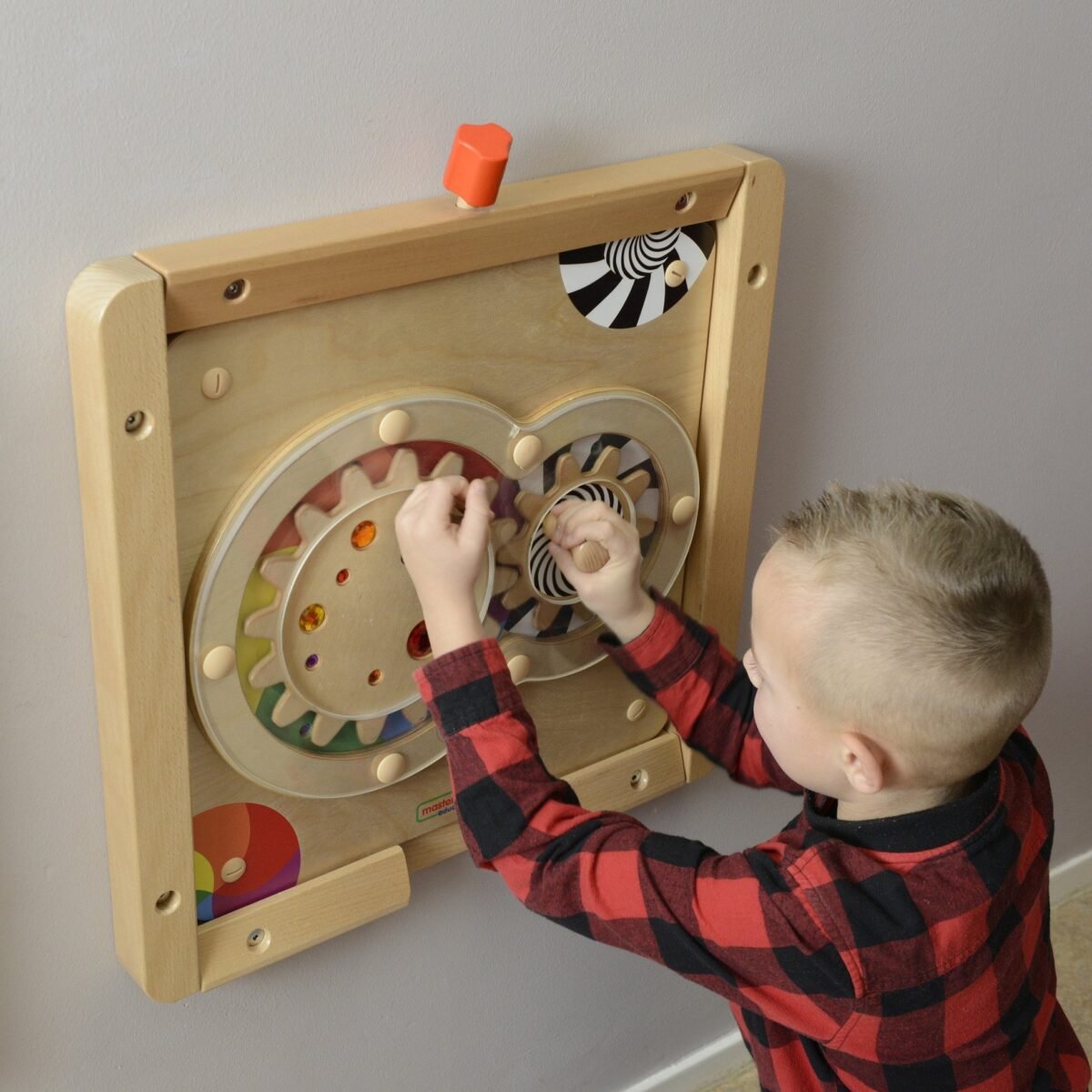 Montessori edukacinė rankų koordinacijos lavinimo lenta – Paveikslėlis 6