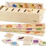Montessori medinis rūšiuotuvas su gyvūnų