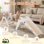 Montessori sulankstomas medinis kopimo rinkinys su pandos motyvu (Balta)