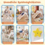 Montessori sulankstomas medinis kopimo rinkinys su pandos motyvu (Balta) – Paveikslėlis 4