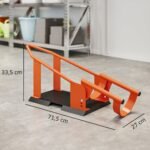 Motociklo ratų atrama su reguliuojamu aukščiu ir 816,5 kg apkrova – Paveikslėlis 3