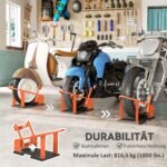 Motociklo ratų atrama su reguliuojamu aukščiu ir 816,5 kg apkrova – Paveikslėlis 6
