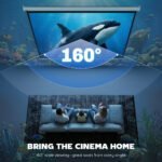 Motorizuotas projektoriaus ekranas 100 colių (4:3 formatas) – Paveikslėlis 5