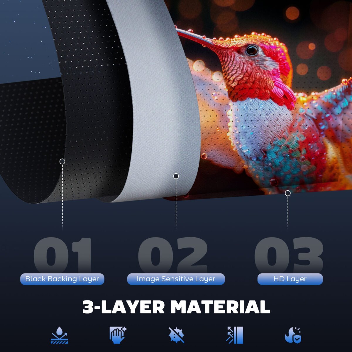 Motorizuotas projektoriaus ekranas 100 colių (4:3 formatas) – Paveikslėlis 7