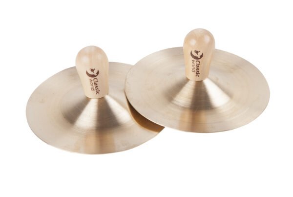 Muzikinės lėkštės vaikams su medinėmis rankenomis