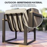 Oro sąlygoms atsparus 4 vietų lauko baldų komplektas – Paveikslėlis 5