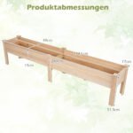 Paaukštinta eglės medžio lysvė su dviem sodinimo skyriais (Natūrali) – Paveikslėlis 2