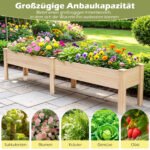 Paaukštinta eglės medžio lysvė su dviem sodinimo skyriais (Natūrali) – Paveikslėlis 5