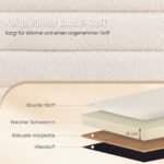 Paminkštintas suoliukas su talpia daiktadėže (Balta) – Paveikslėlis 4