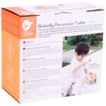 Pastelinis medinis Montessori kalimo staliukas drugelis su plaktuku – Paveikslėlis 6