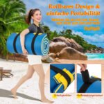 Patvarus plūduriuojantis XPE putų kilimėlis su integruota pagalve (Mėlyna) – Paveikslėlis 4