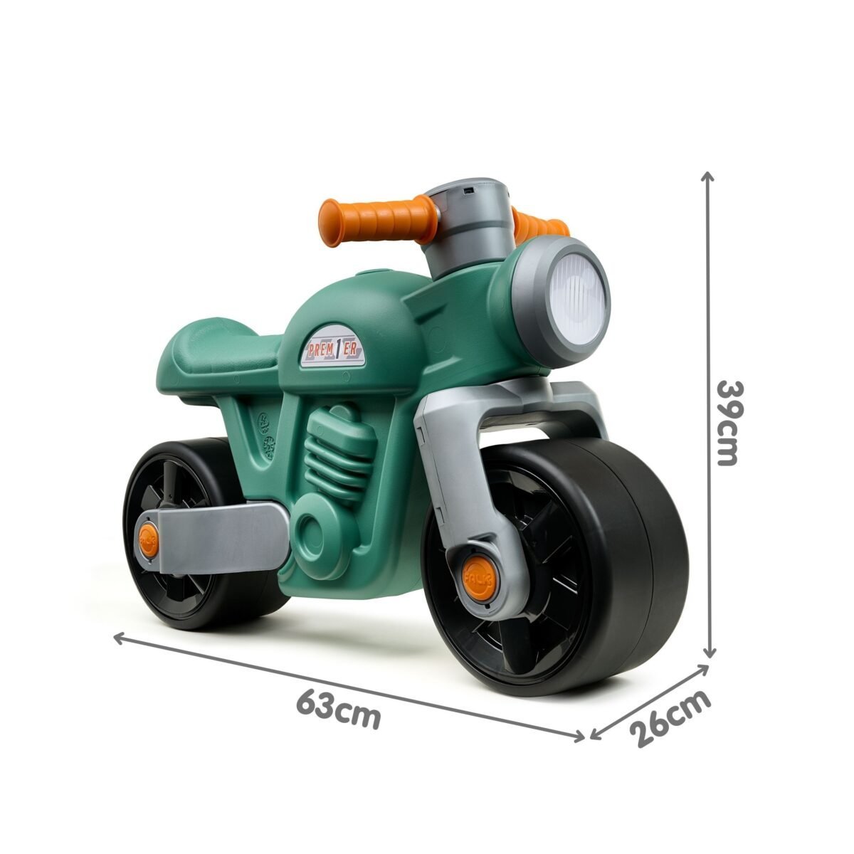 Perdirbto plastiko paspirtukas-motociklas pusiausvyrai – Paveikslėlis 11