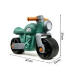 Perdirbto plastiko paspirtukas-motociklas pusiausvyrai – Paveikslėlis 11