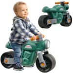 Perdirbto plastiko paspirtukas-motociklas pusiausvyrai