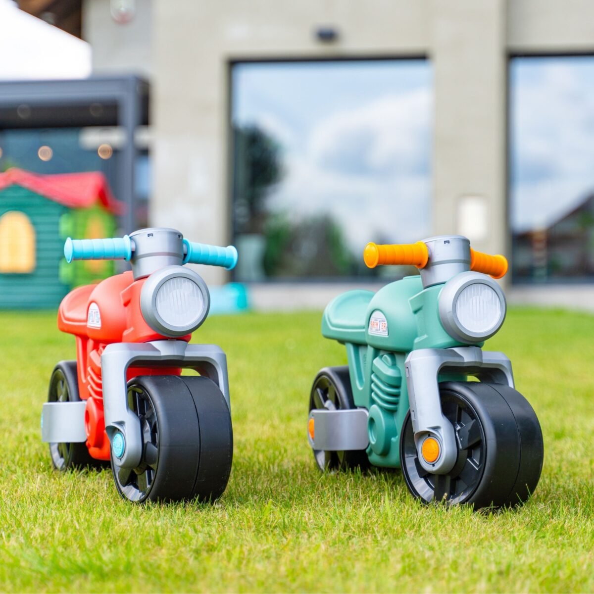 Perdirbto plastiko paspirtukas-motociklas pusiausvyrai – Paveikslėlis 7