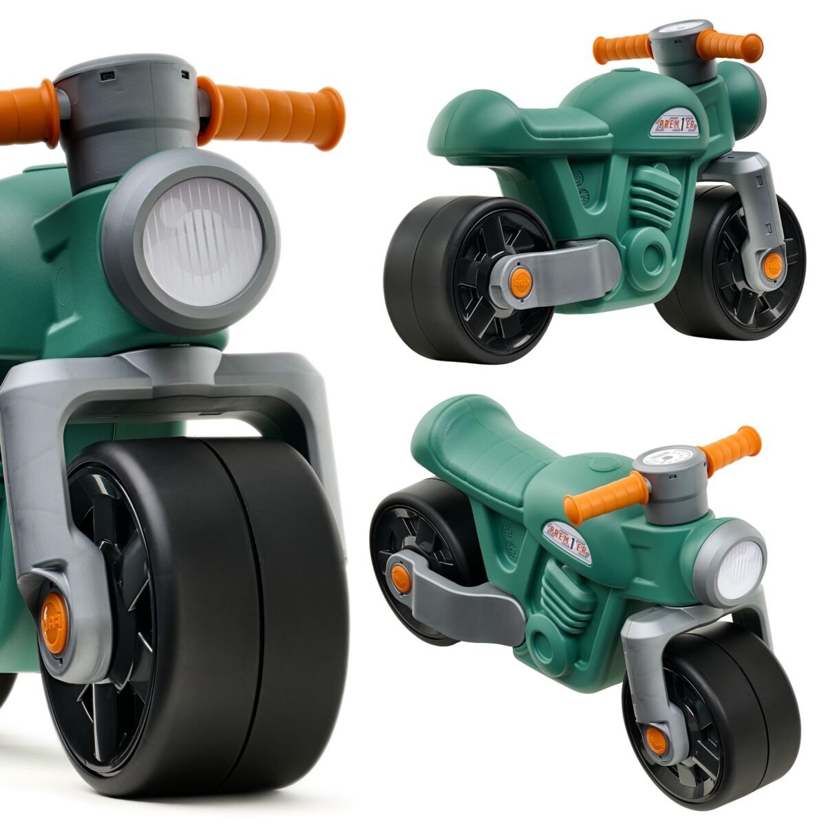 Perdirbto plastiko paspirtukas-motociklas pusiausvyrai – Paveikslėlis 10