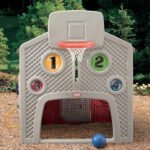 Plastikinis daugiafunkcis žaidimų namelis su keturiomis teminėmis zonomis – Paveikslėlis 4