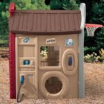 Plastikinis daugiafunkcis žaidimų namelis su keturiomis teminėmis zonomis – Paveikslėlis 5