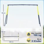 Plieninis A rėmo supynių stovas iki 150 kg – Paveikslėlis 3