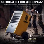 Pramoninis oro sausintuvas 70 l/parą su ratukais – Paveikslėlis 7