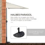Pusapvalis skėtis nuo saulės su rankenėle – Paveikslėlis 7