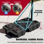 Reguliuojamo aukščio mobilus krepšinio stovas su ratukais (Juoda) – Paveikslėlis 4