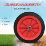 Reguliuojamo pločio aliumininis valčių vežimėlis iki 100 kg – Paveikslėlis 6