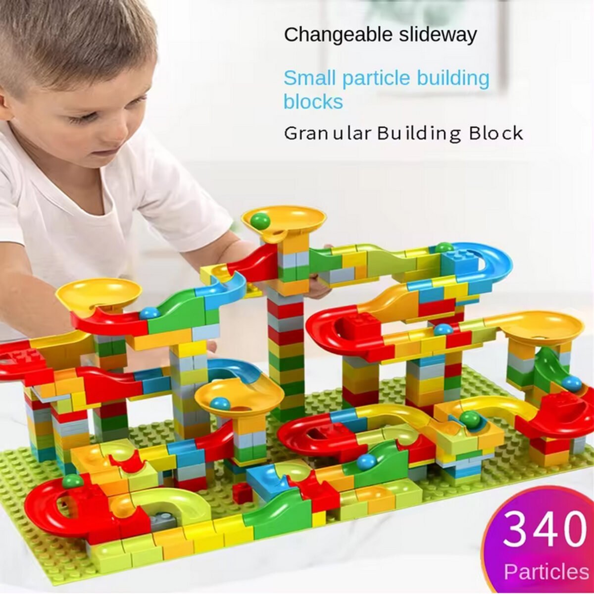 Rutuliukų trasos konstravimo rinkinys 340 dalių – Paveikslėlis 7