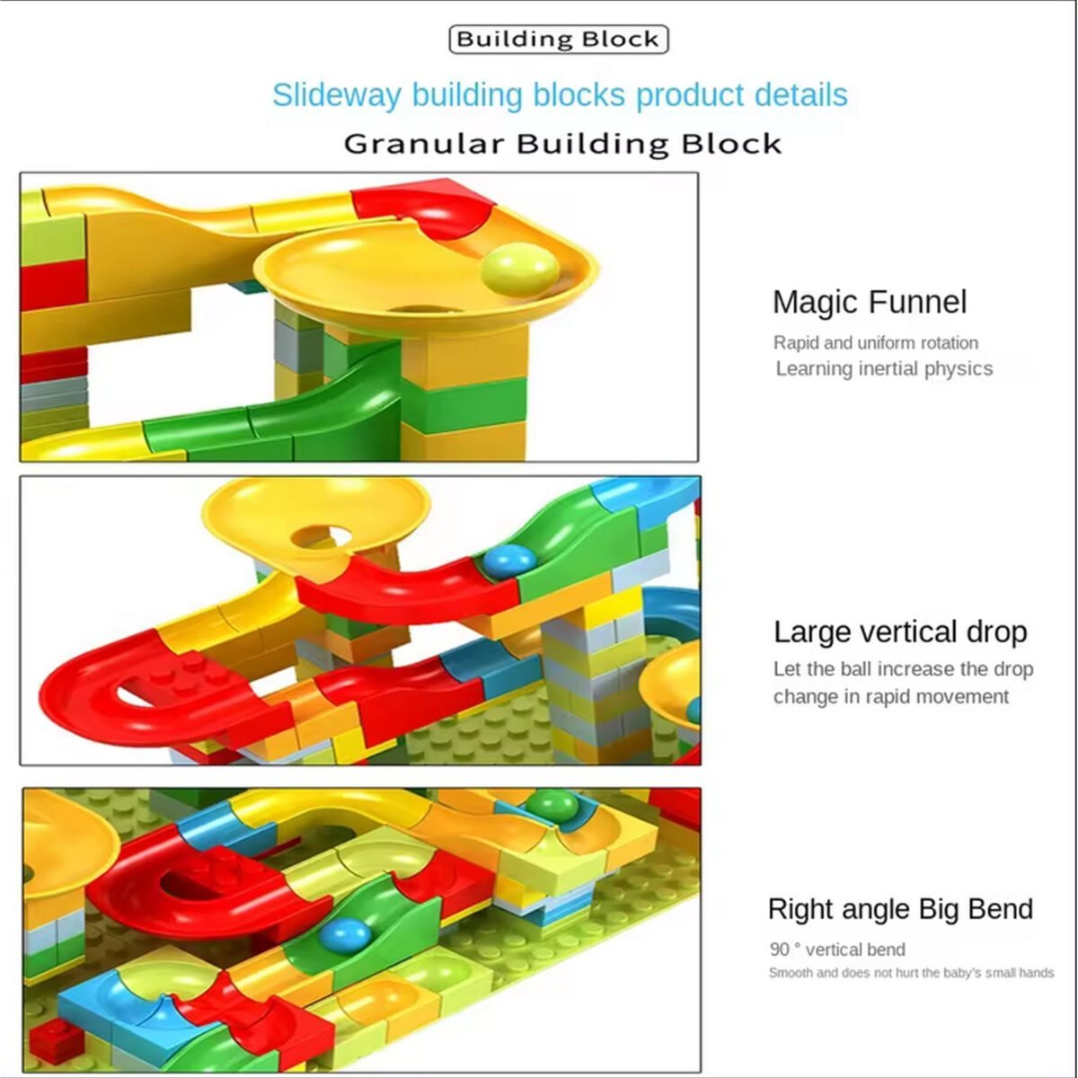 Rutuliukų trasos konstravimo rinkinys 340 dalių – Paveikslėlis 9