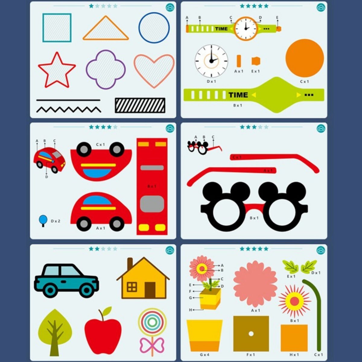 Saugus 3D rašiklis modeliavimui su filamentais ir trafaretais – Paveikslėlis 6