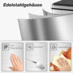 Sensorinė šiukšliadėžė iš nerūdijančio plieno 40L – Paveikslėlis 6