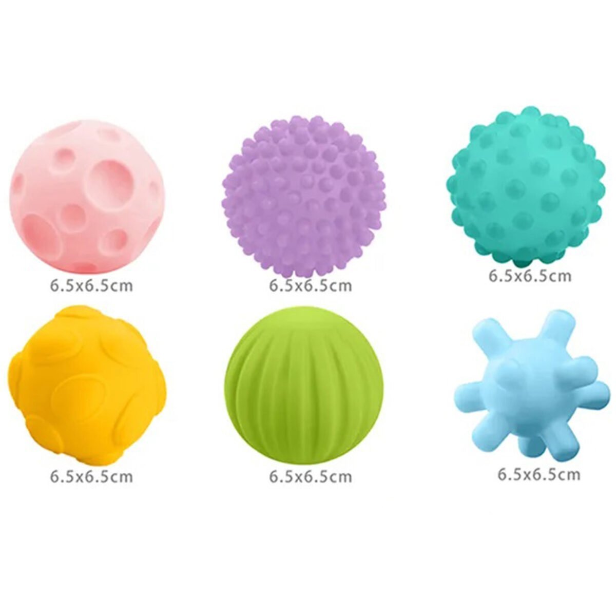 Sensorinės kramtomosios kaladėlės, 6 vnt. – Paveikslėlis 9