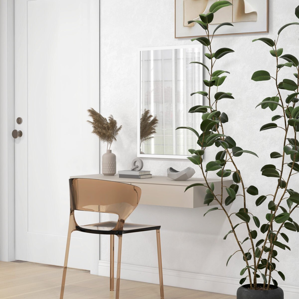 Sieninis veidrodis 50x70 cm, montuojamas horizontaliai ir vertikaliai – Paveikslėlis 9