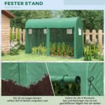 Šiltnamis su plieniniu rėmu, 4 langais ir dvejomis durimis, 300x100x200 cm – Paveikslėlis 6