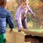 Smėlio dėžė su suoliukais, pilkai ruda, 100x95 cm – Paveikslėlis 7